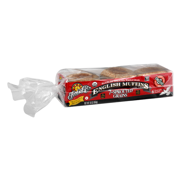 Food For Life English Muffins 7-Sprouted Grains - 6 Ct