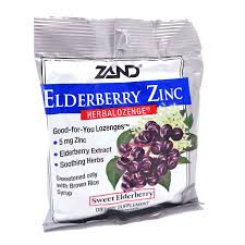 Zand Elderberry Zinc, Herbal 15 Lozenges