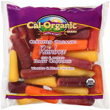 Cal Organic Rainbow Baby Carrots Mix 12 Oz