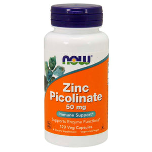 NOW ZINC PICOLINATE 50mg 120 CAPSULES