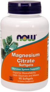 NOW MAGNESIUM CITRATE 134mg 90 SOFTGELS