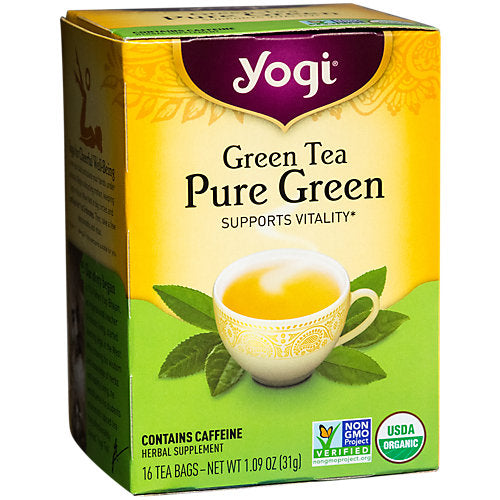 Yogi Organic Pure Green Tea 16bag