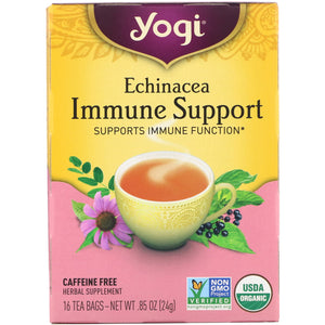 Yogi Echinacea Immune Support, Organic Tea 16bag