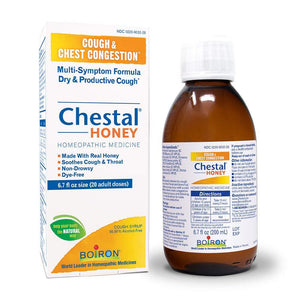 Boiron Chestal Homeopathic Cough & Chest Congetion Syrup Honey 6.7 Fl Oz