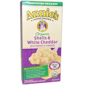 Annie's Mac & Cheese Shells & White Cheddar With Organic Pasta 6 Oz