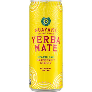 Guayaki Sparkling Grapefruit Ginger Organic Yerbamate 12fz