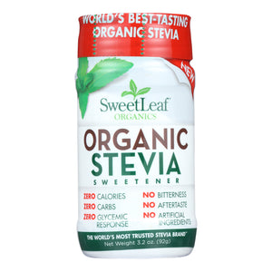 Sweet Leaf Sweetener, Organic,Stevia 3.2 Oz