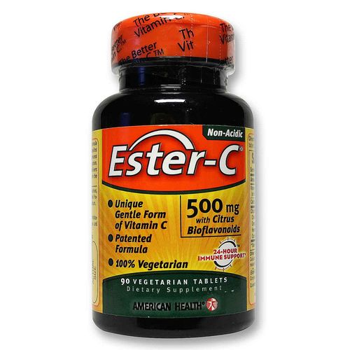 American Health Ester-C 500 With Citrus Biofalvonoids, 60 Tablets