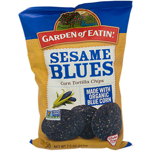 Garden Of Eatin Organic Blue Corns Sesame Chips 7.5 Oz