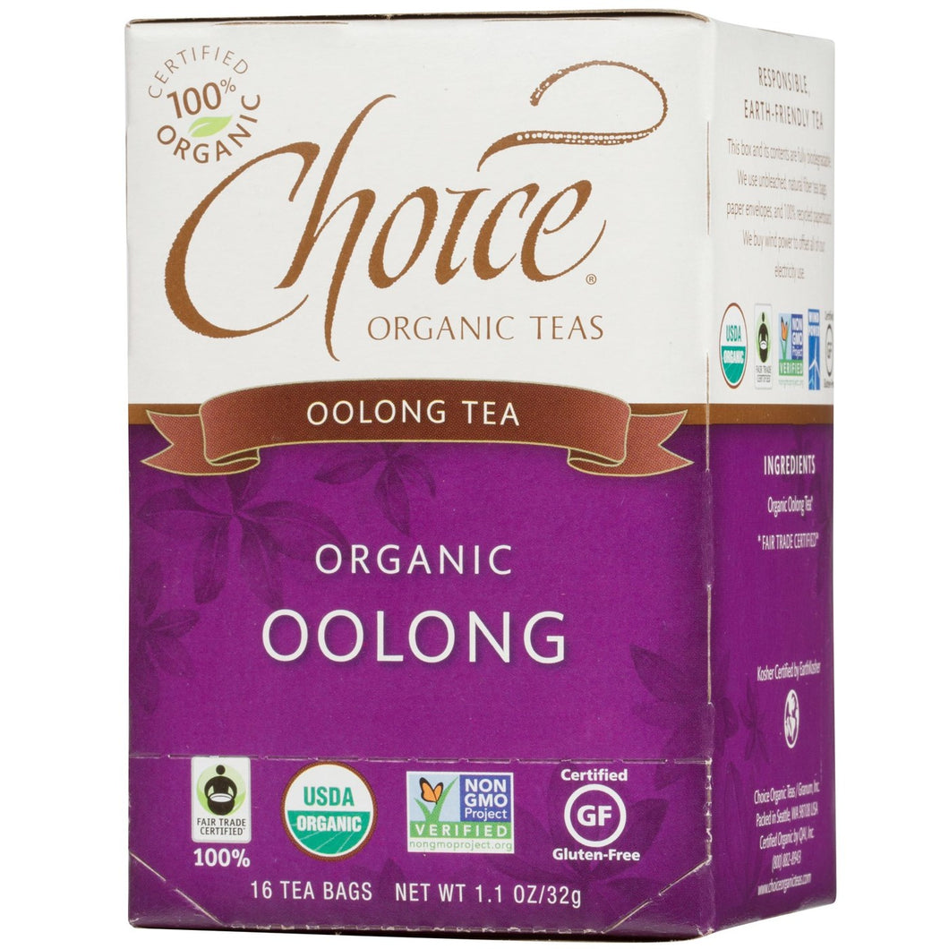 Choice Organic, Oolong Tea, 16 Ct