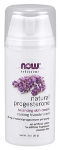 Now Progesterone Cream With Lavender 3 Oz