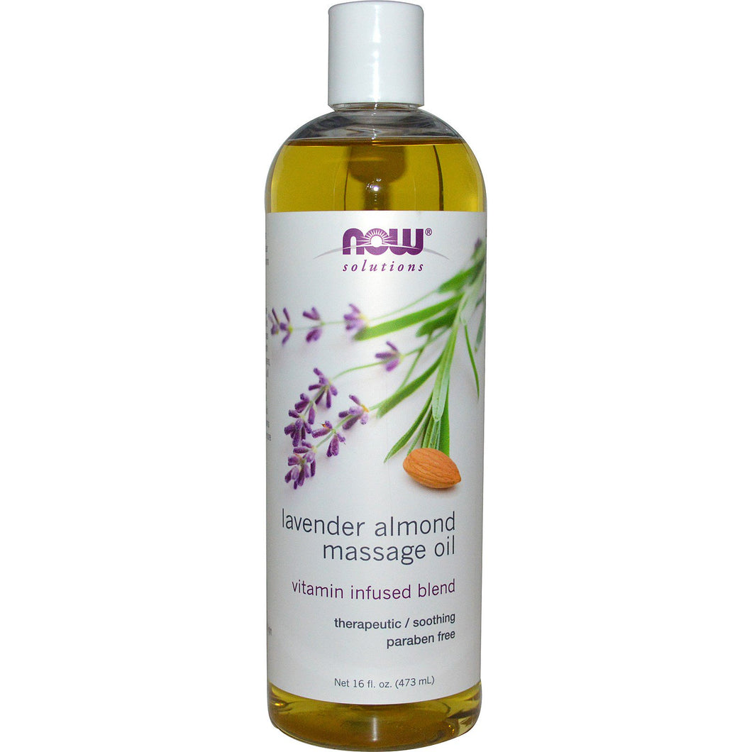 Now Lavender Almond Massage Oil  16 Fl Oz