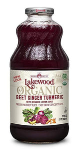 Lakewood Juice, Organic Beet Ginger Turmeric, 32 Oz.