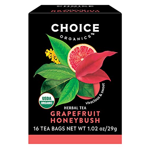 Choice Organic Tea Organic Grapefruit Honeybrush 16 Bag