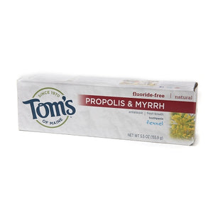 Tom's Of Maine Propolis & Myrrh Toothpaste With Fluoride Fennel  5.5 OZ