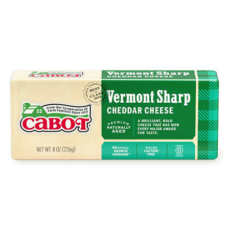 Cabot Vermont Sharp Cheddar Cheese Bar 8 Oz