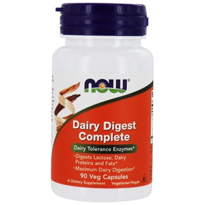 Now Dairy Digest Complete 90 Vegetarian Capsules