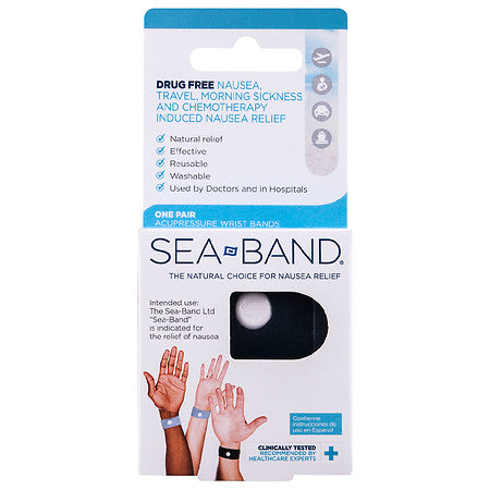 Sea Band Wristband, Adult, Travel & Morning Pair
