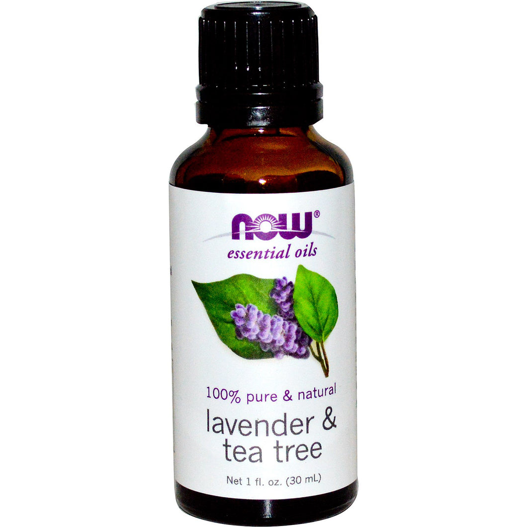 Now Lavender & Tea Tree Oil, 1 Ounce