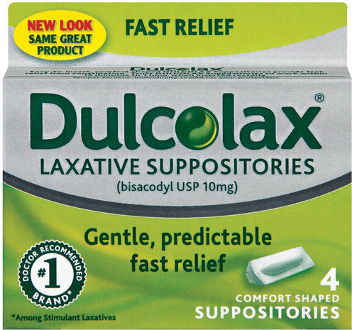 Dulcolax 10mg Suppository - 4ct