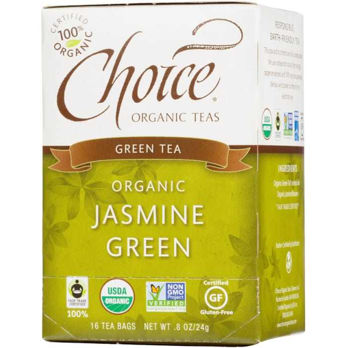 Choice Organic, Organic Jasmine Green Tea 16 Bags