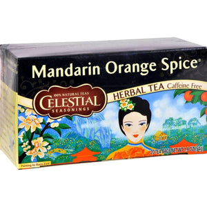 Celestial Mandarin Orange Spice  Herbal Tea 20 Bag  Cs