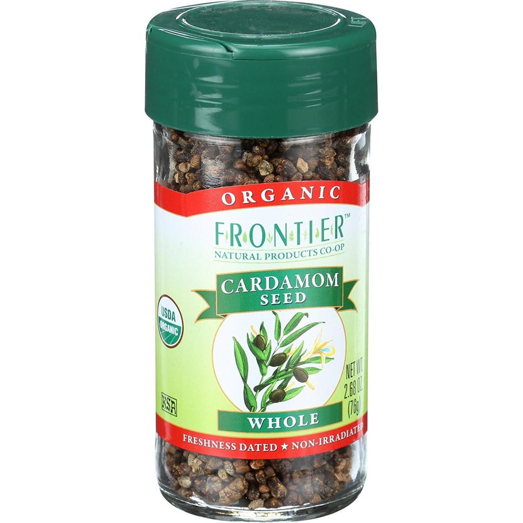 Frontier Natural Products Cardamom Whole Seed 2.56 Oz