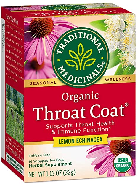 Traditional Medicinals  Herb Tea,Lemon Ech Throat 16 Bag