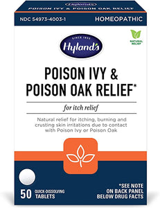 Hyland's Poison Ivy & Poison Oak Relief Tablets, 50 Ct