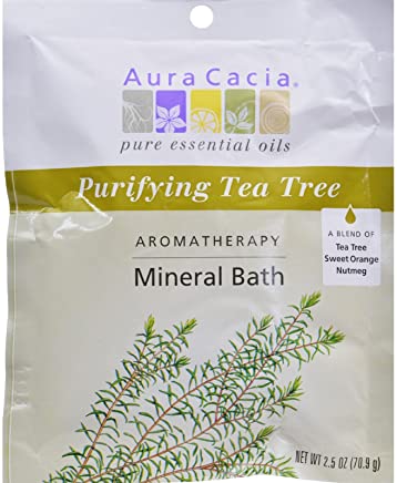 Aura Cacia Mineral Baths Tea Tree Harvest 2.5 Oz