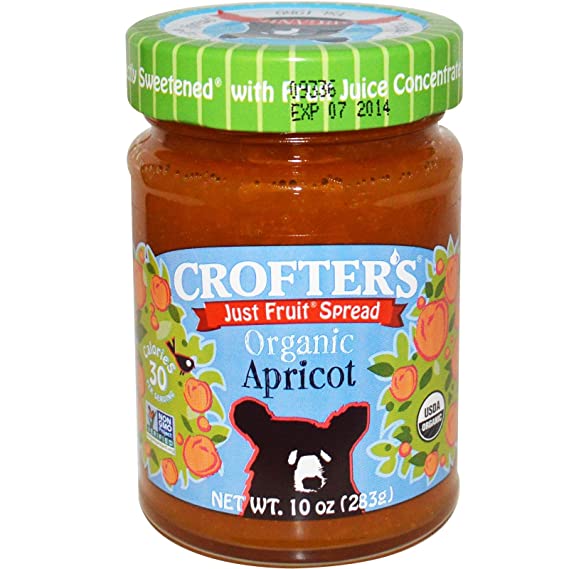 Crofter's Organic Just Fruit Spread Apricot 10 Oz