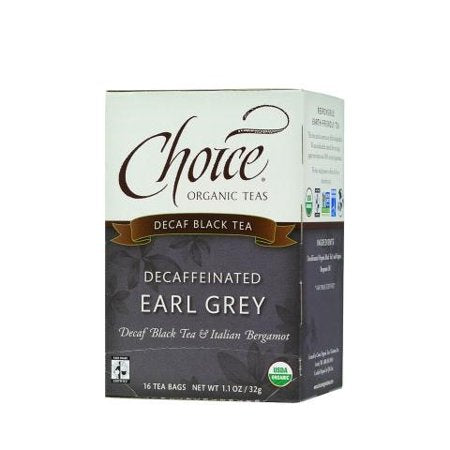 Choice Organic, Organic Earl Grey Decaf Tea 16 Bag