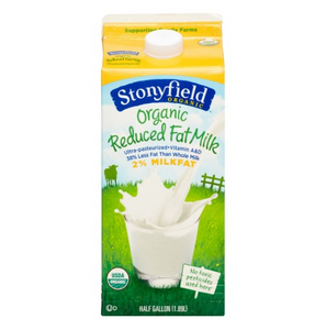 Stonyfield Organic Milk 2% (Yellow)