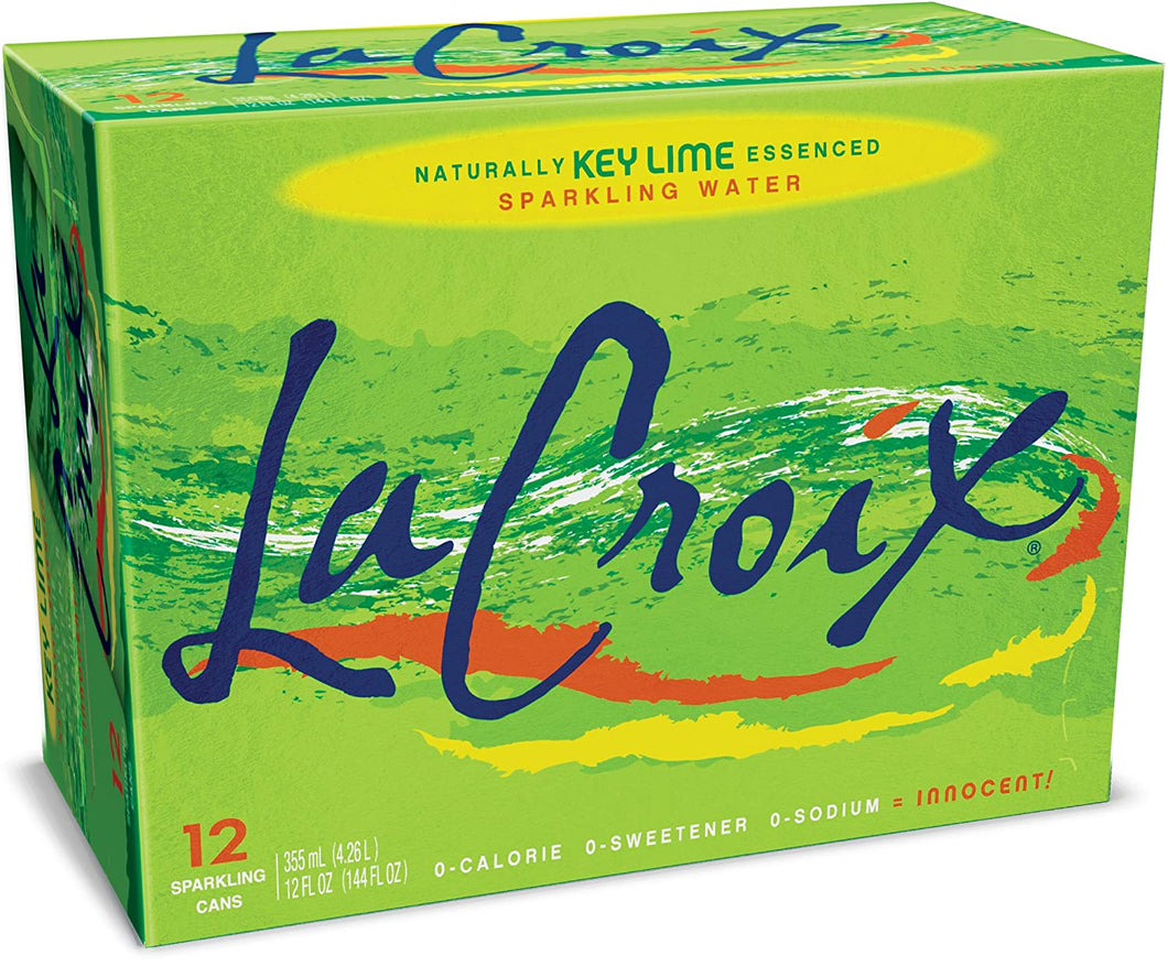 La Croix Sparkling Key Lime Water, Can 12oz