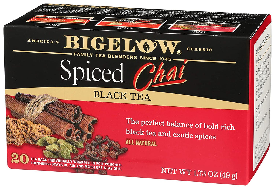 Bigelow Spiced Chai Black Tea, 2ct