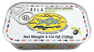 BELA SARDINES IN OLIVE OIL  4.25 Oz