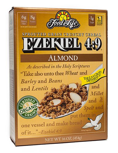 Food For Life, Ezekiel 4:9, Almond Sprouted Whole Grain Cereal