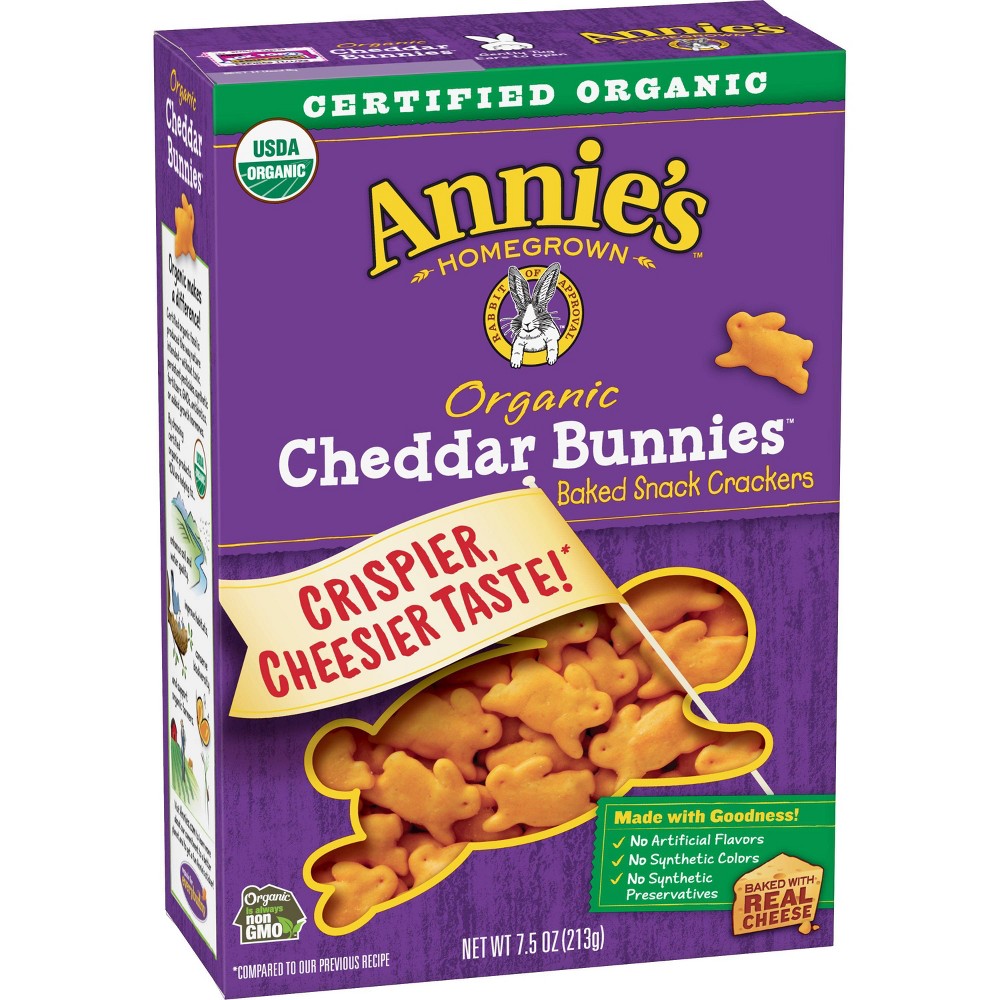Annie's Cheddar Bunnies Crackers 7.5 Oz
