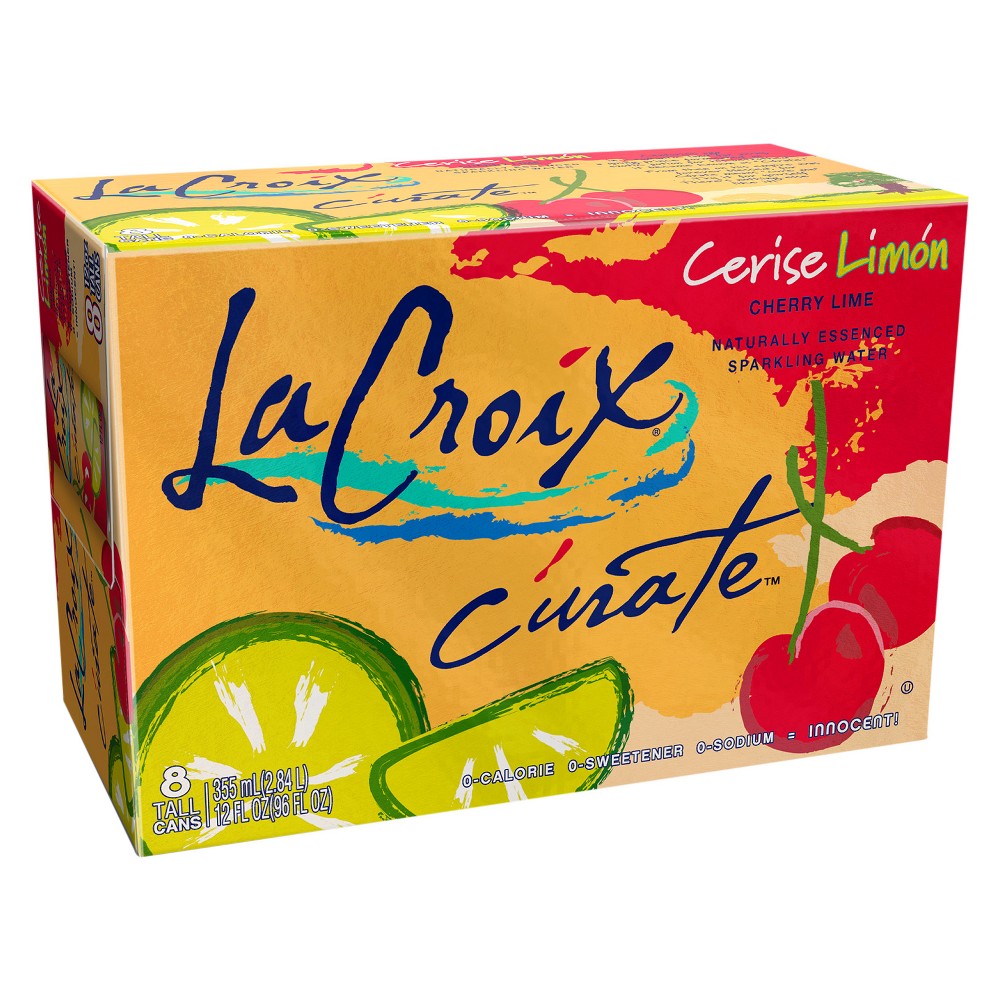Lacroix Sparkling Cherry Lime Water, 12 Fz