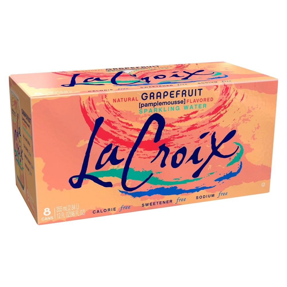 La Croix Sparkling Water, Grapefruit Can 12 Fz