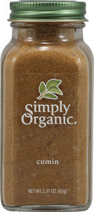 Simply Organic, Organic Cumin 2.31 Oz