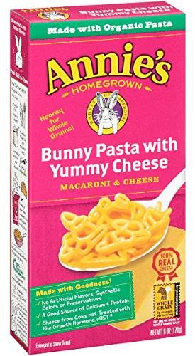 Annie's Mac & Cheese Bunny Shape Pasta & Yummy Cheese 6 Oz