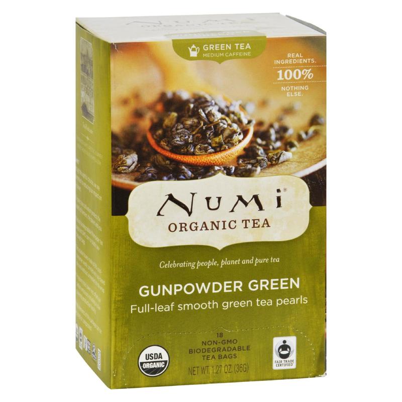 Numi Green Tea, Organic Gunpowder Green