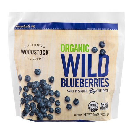 Woodstock Organic Frozen Blueberries 10 Oz