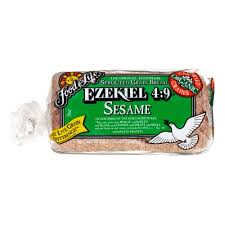 Ezekiel 4:9 Organic Sprouted Whole Grain Sesame Bread 24 Oz