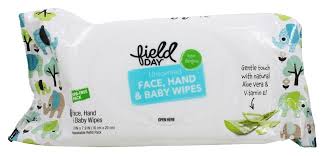 Fieldy Baby Wipes Refill For Tub 72 Ct
