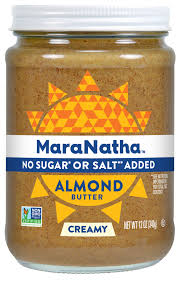 Mara Natha Almond Butter, No Salt Or Sugar Added 12 Oz