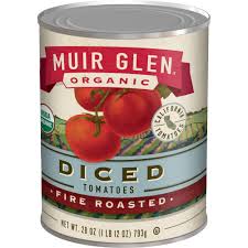 Muir Glen Organic Diced Fire Roasted Tomatoes, 28oz