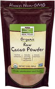 Now Organic Raw Cacao Powder .2 Oz