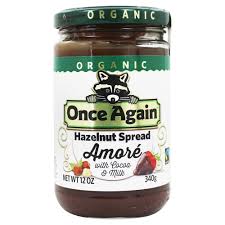 Once Again Organic Hazelnut Spread Amorã‰ 12oz